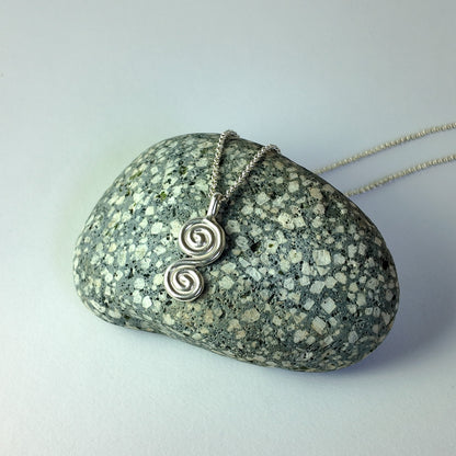 The Double Spiral Pendant