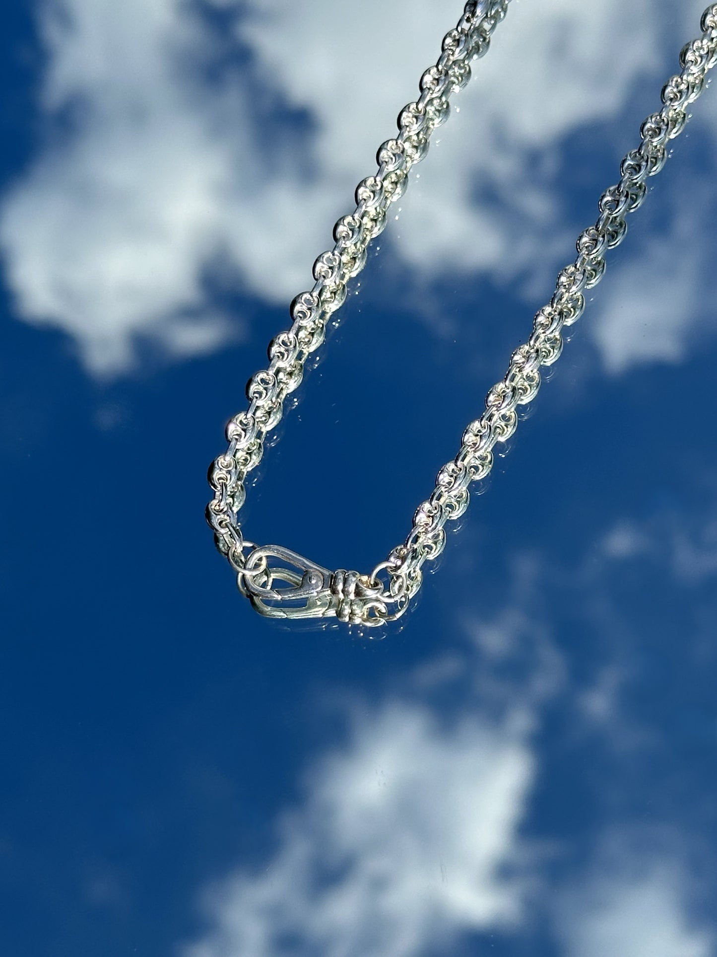 Puffy Anchor Chain + Lobster Charm Clasp