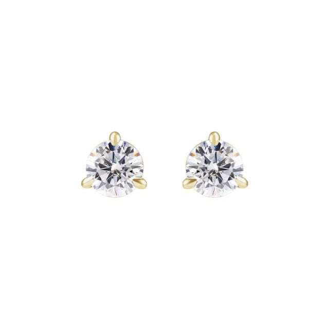 Round Diamond Studs