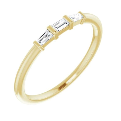 Triple Baguette Ring